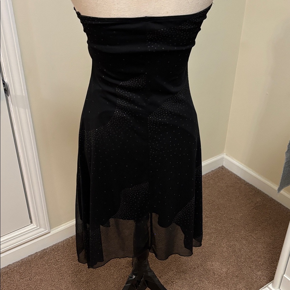 BCX Black Strapless Dress with Bow Detail - Picture 5 of 8